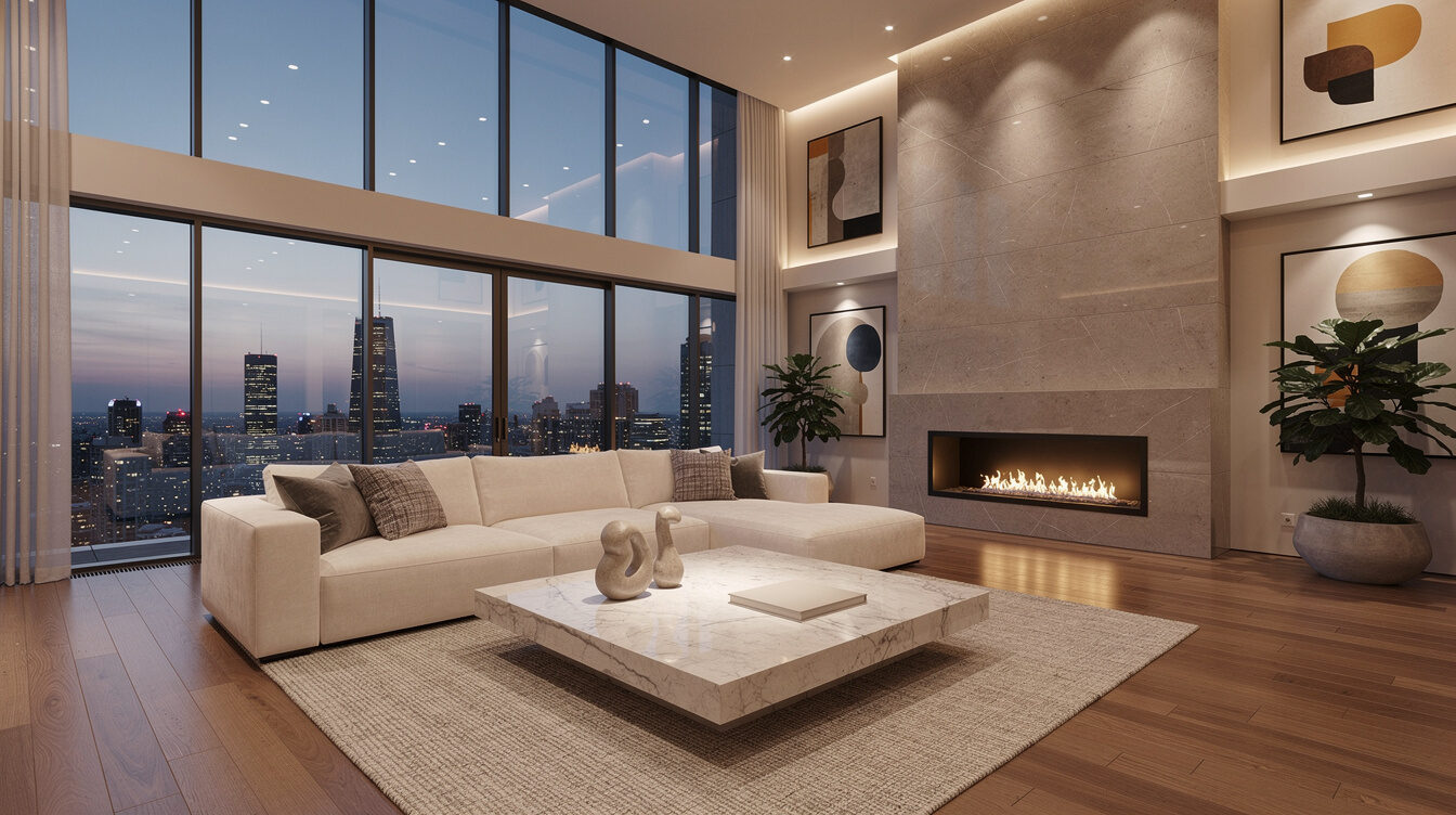celebrity living room