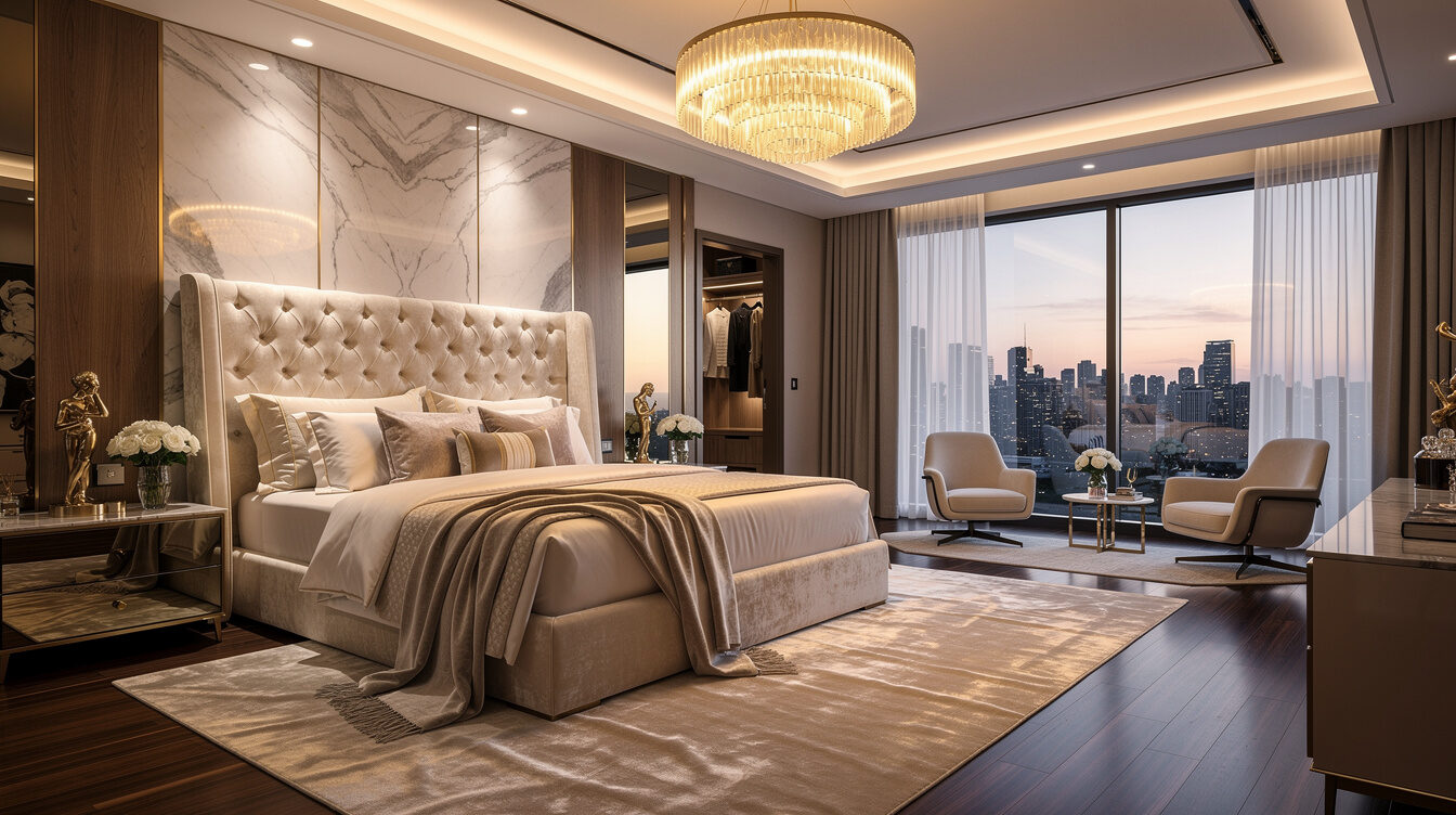 luxury bedroom interior