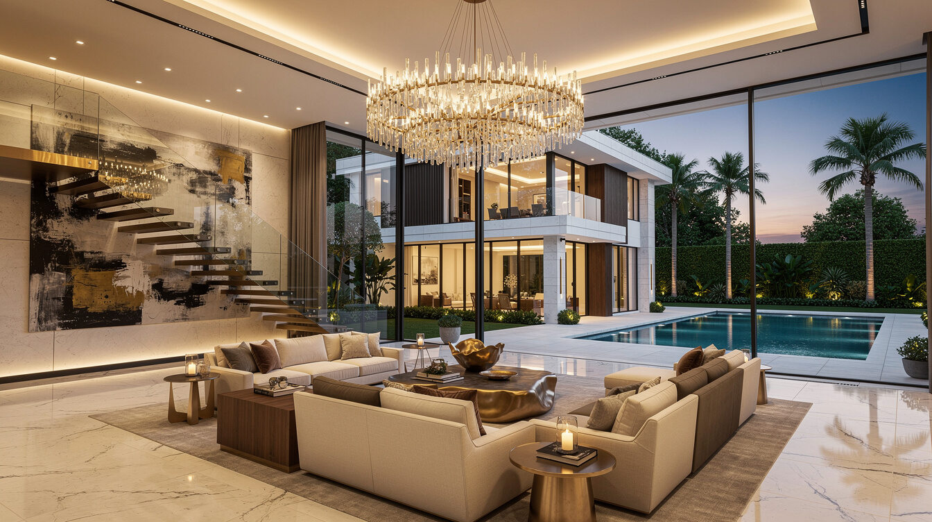 luxury celebrity home interior